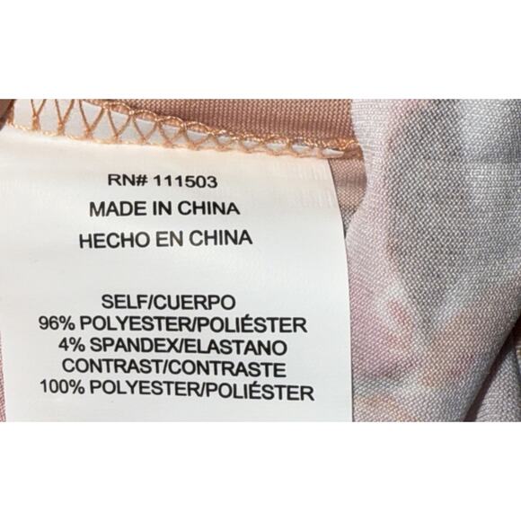 Sara Michelle Pink Floral Blouse - Women's Size Large - Picture 4 of 8